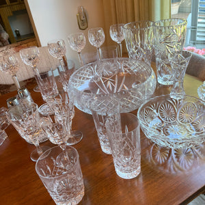 Vintage Crystal and Glass Grouping - M101