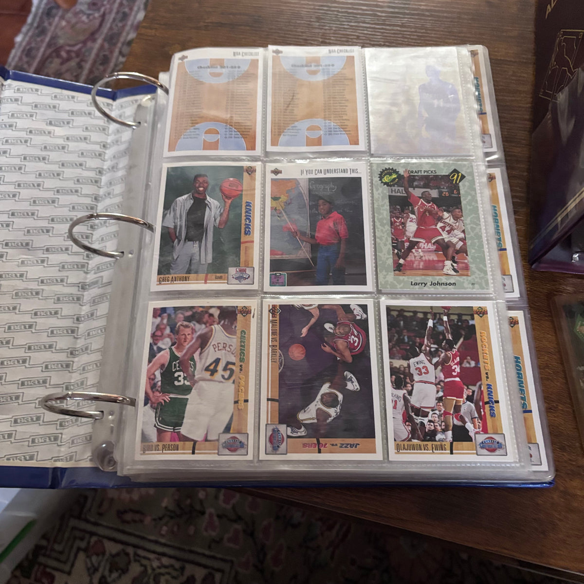 X267 Vintage sports cards grouping