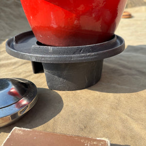 Cast Iron Fondue Grouping  - R386