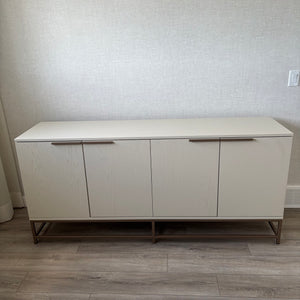 71" Long Rebel Sideboard in Champagne Gold & Cream - G347