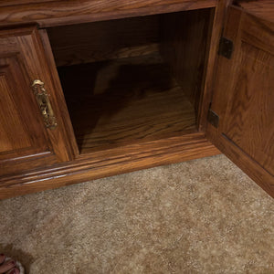 Solid Wood Entertainment Stand - M357