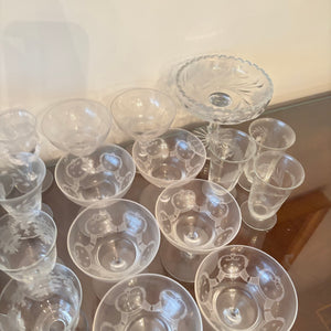 VINTAGE STEMWARE GROUPING - P107