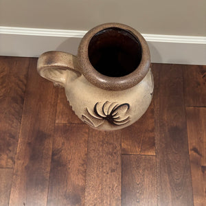 18” Tall MCM Made in Germany Stoneware Pot - M305