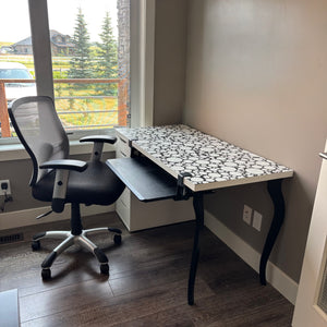 Office Grouping (desk top, file cabinet and office chair)-S600