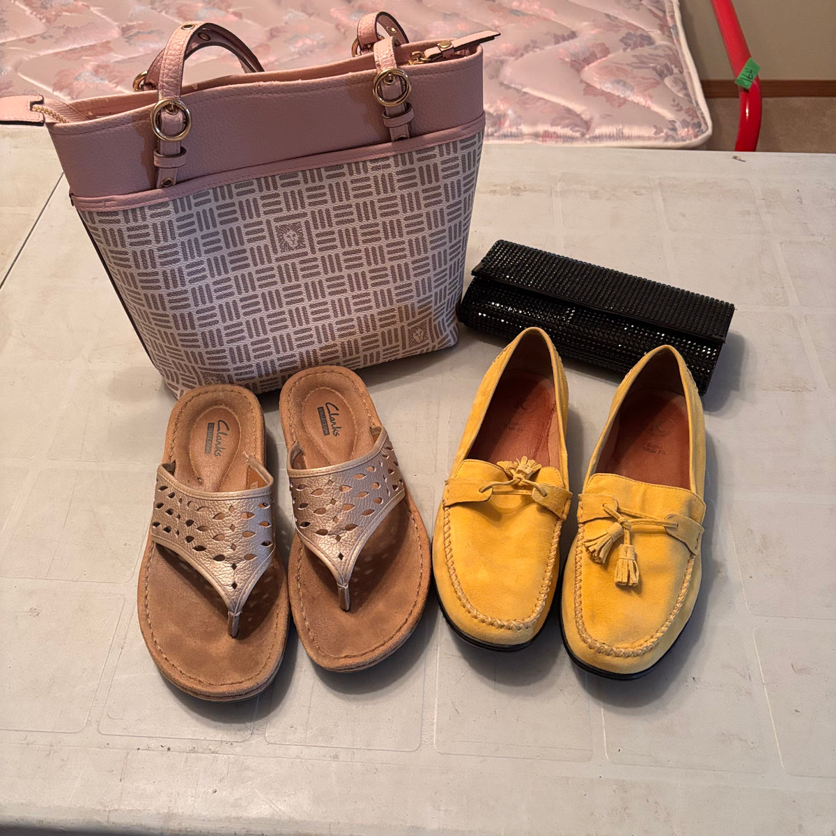 X230 Ladies size 5 shoes and purses