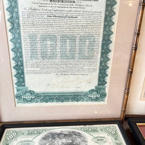 4 PIECE FRAMED DOCUMENTS GROUPING (MAGMA COPPER COMPANY AND MORE) - P299
