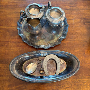 C832 Vintage Silver Plated grouping