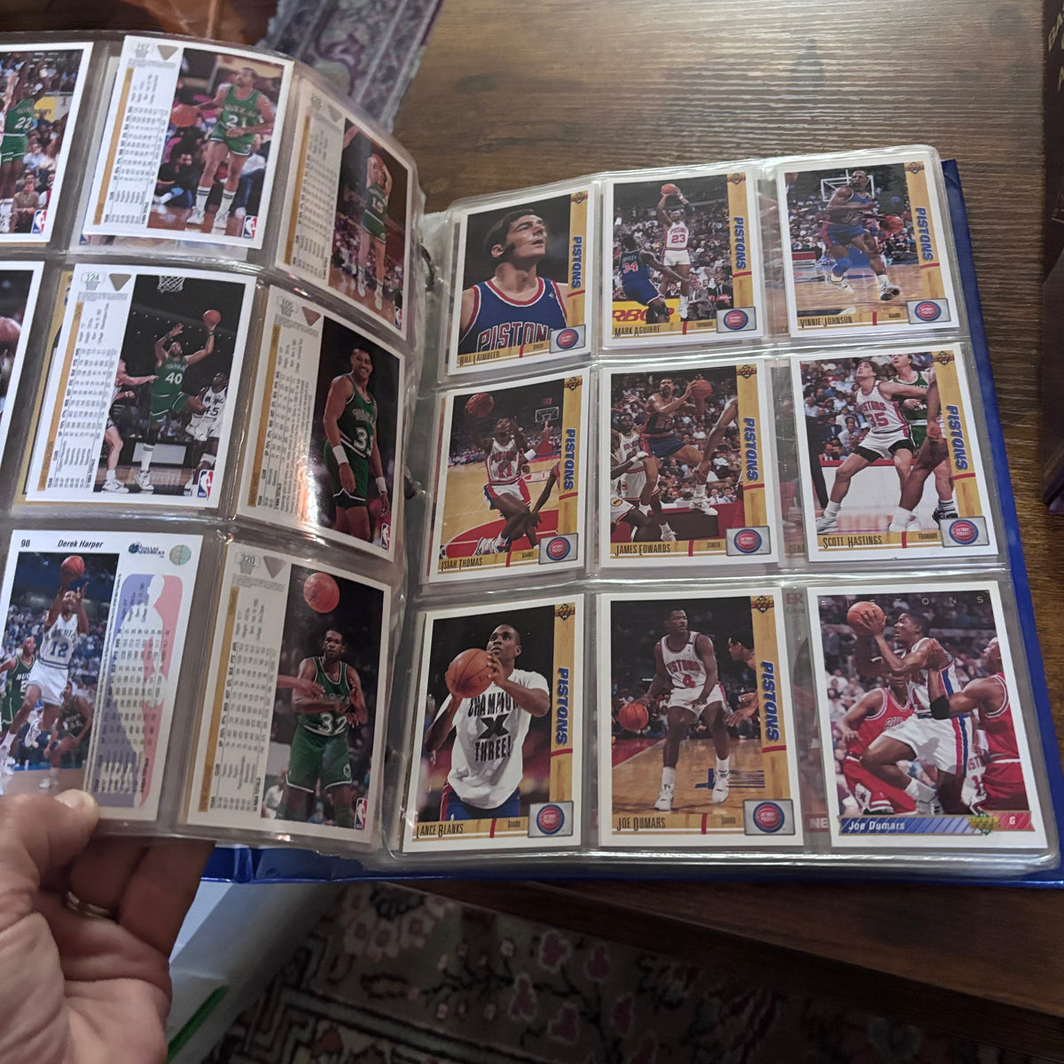 X267 Vintage sports cards grouping