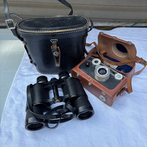Vintage Camera and Binoculars - R414