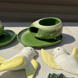 Vintage China and Chalkware Grouping - R374