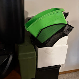 Office Supplies and Untested Electronics Grouping (desk and file cabinet not included) - Z140