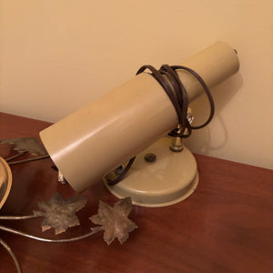 Vintage Wall Clock and Light Fixture - R313