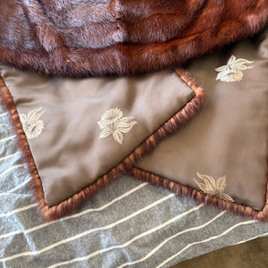 YAEGERS FURS FUR SHAWL (APPROX SIZE LARGE) - P271