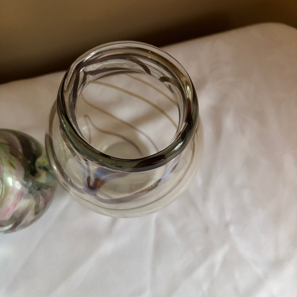 E110 Vintage art glass grouping