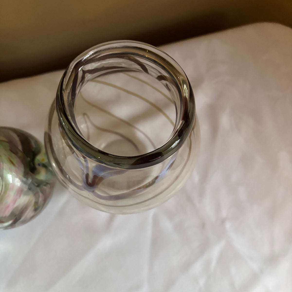 E110 Vintage art glass grouping