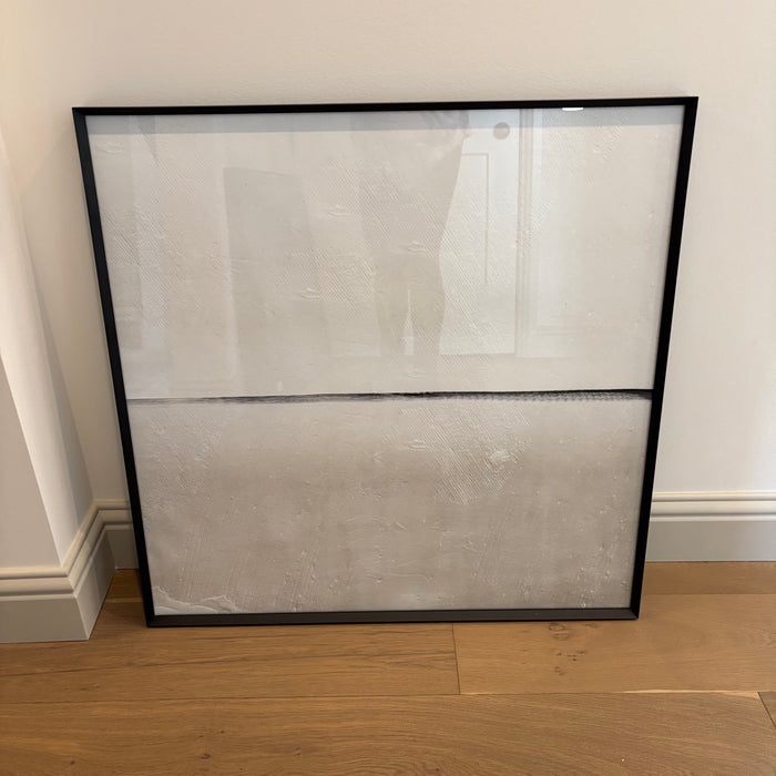 30” x 30” Framed Black & White Art Print - L368