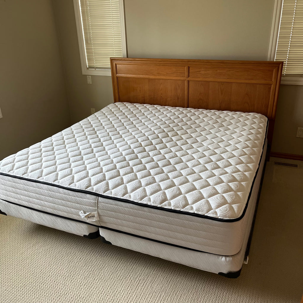 B331 King size bed ensemble (has small stain)