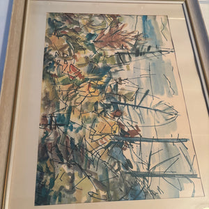 Set of 4 Vintage 20.5” x 16.5” Framed Cecile Johnson Prints - M321
