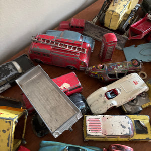 Vintage Cast and Plastic Toy Cars Grouping - N312