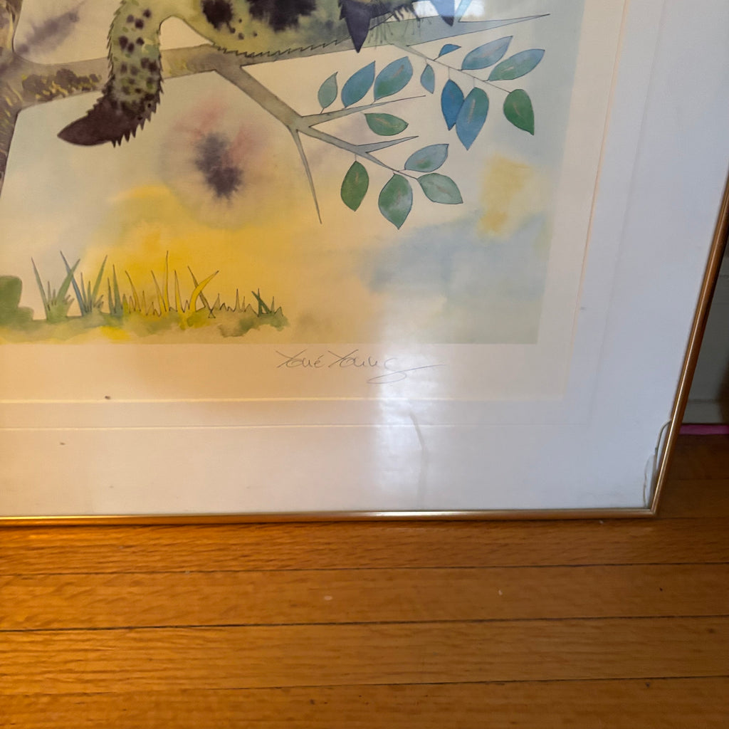 E113 Cat tree print 1/950 (29” x 33.25”)