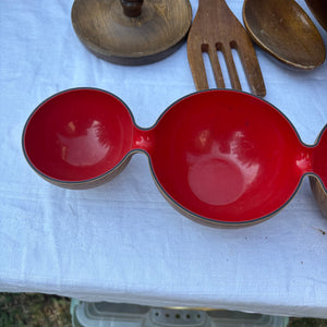 Vintage Kitchen Grouping (Wooden Bowls and More) - R396