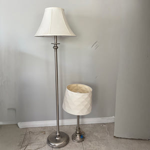 Lamp Grouping(floor lamp and table lamp with shades ) C854