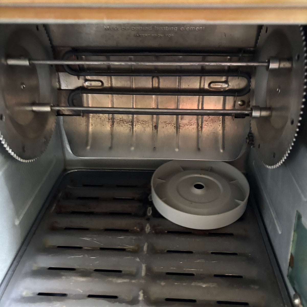 F184 Ronco Showtime Rotisserie & BBQ oven grouping (table not included)