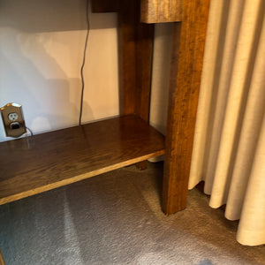 Vintage Solid Wood Cabinet with Mirrored Doors - M304