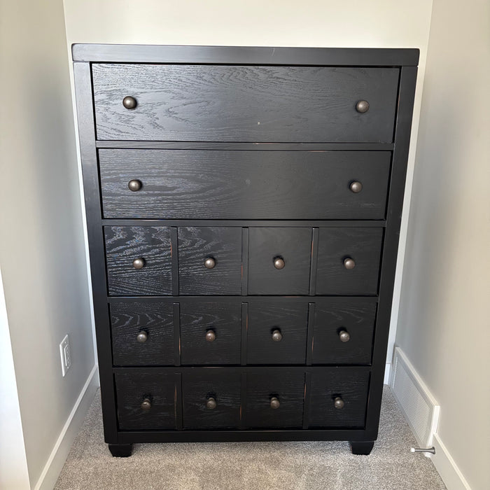 Fortune Furniture Solid Wood 5 Drawer Highboy Dresser - G351