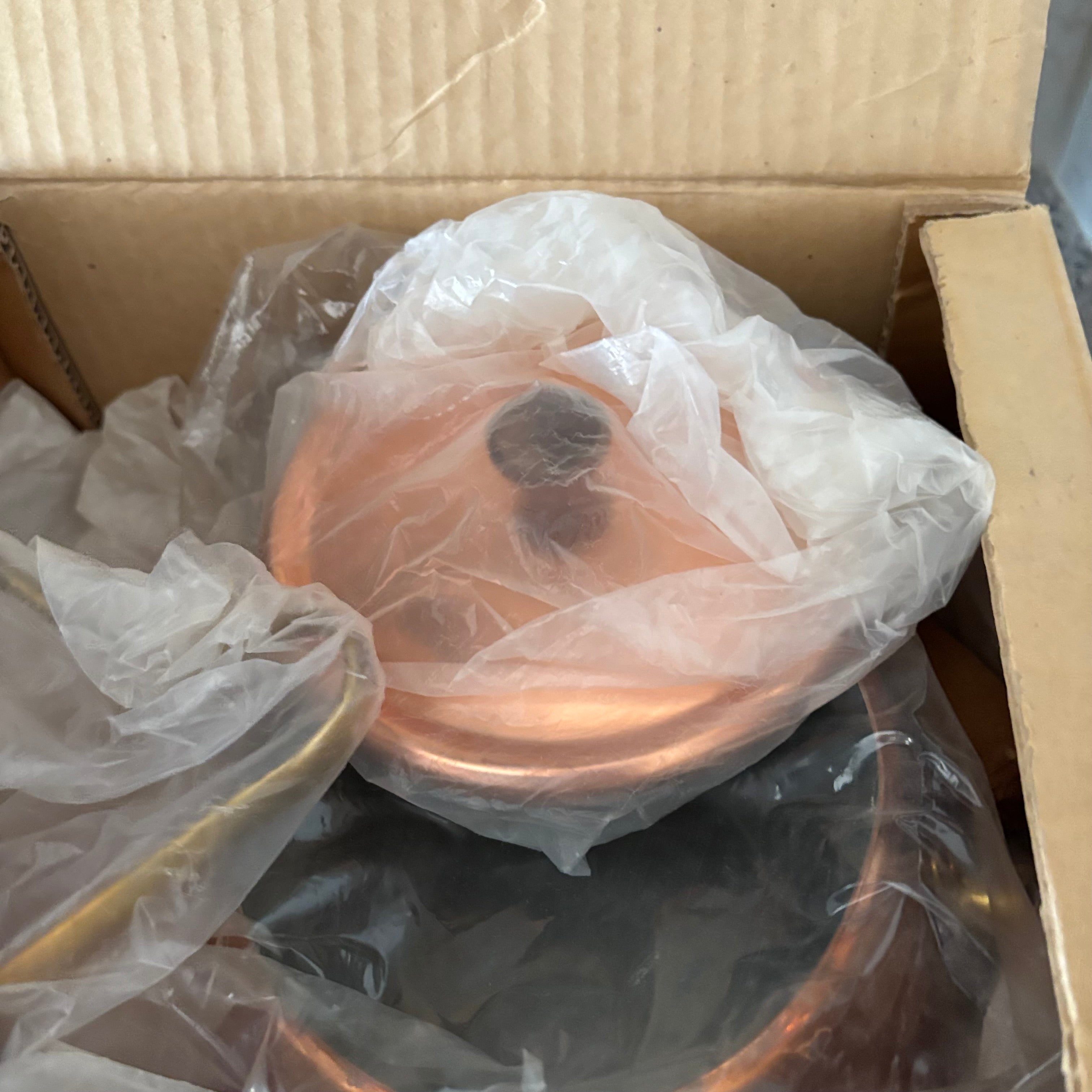 E883 Vintage Copper grouping (fondue and more)