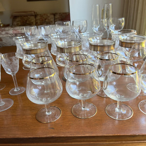 Vintage Stemware Grouping  - M100