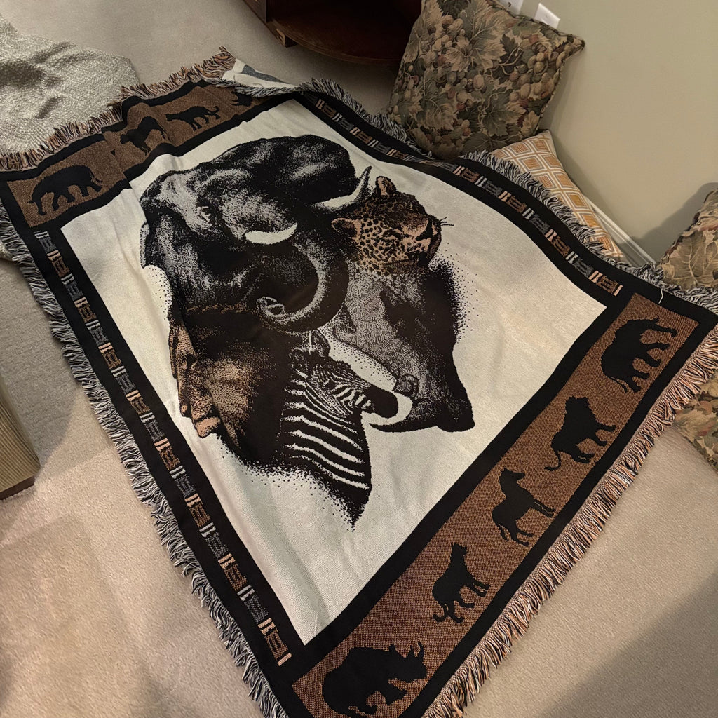 E846B Safari themed throw cushions and more