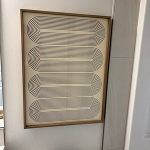 18” x 24” Framed Retro Style Art Print - G323