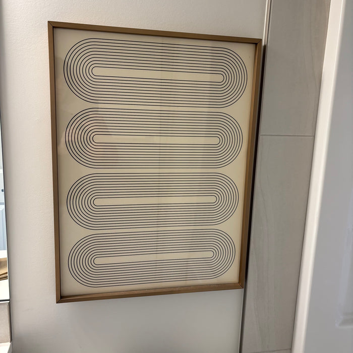 18” x 24” Framed Retro Style Art Print - G323