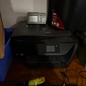 Office Supplies and Untested Electronics Grouping (desk and file cabinet not included) - Z140