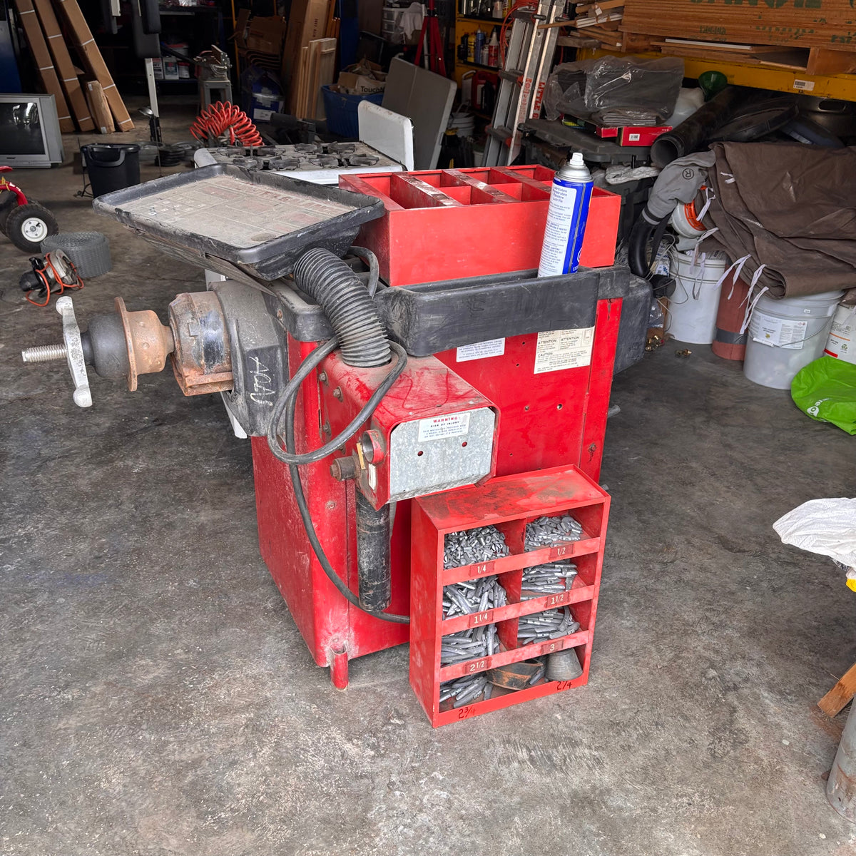 F427 Coats Direct drive 950 Solid state wheel balancer (complete and functional)