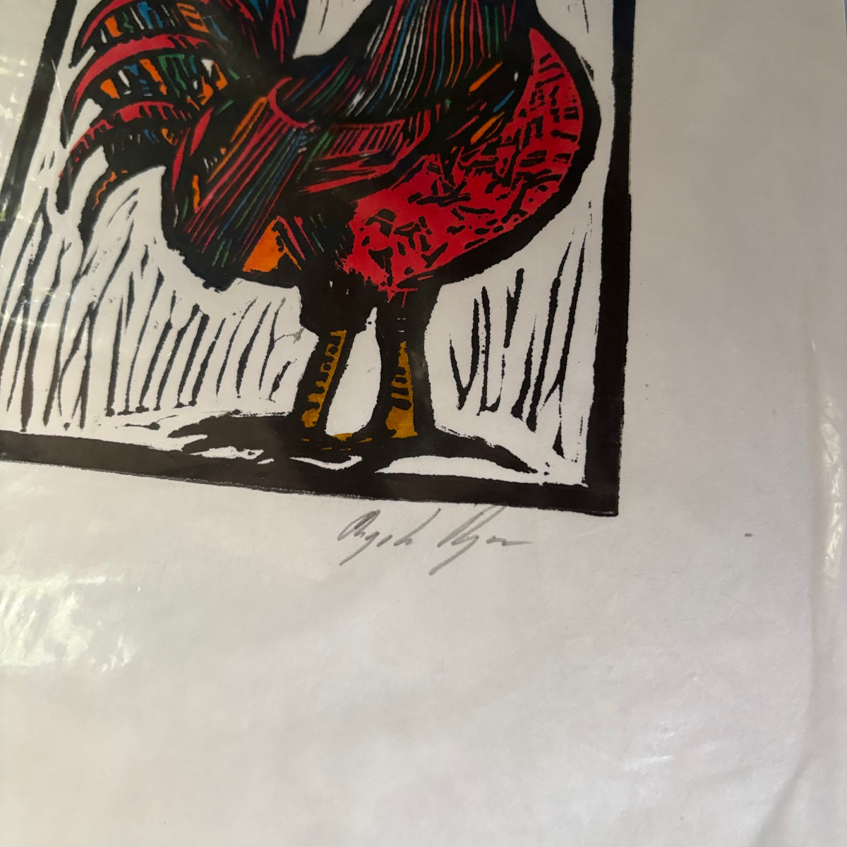 E153 Rooster artwork grouping