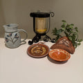 E865 Home decor grouping (earthenware and more)