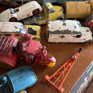 Vintage Cast and Plastic Toy Cars Grouping - N312