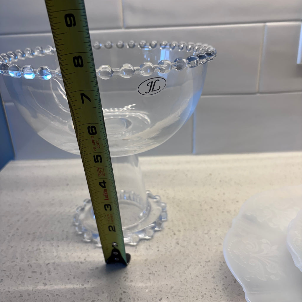 X247 Vintage art glass grouping (Desert plates and more)