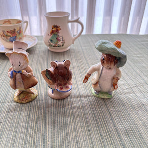 VINTAGE BEATRIX POTTER FIGURINES AND MORE COLLECTIBLES GROUPING - P183