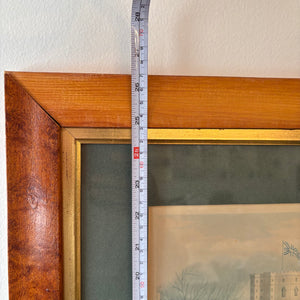 3 PIECE FRAMED VINTAGE ARTWORK GROUPING - P301