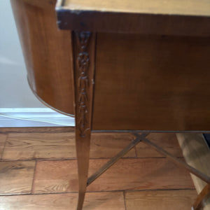 Antique Solid Wood 2 Drawer Side Table/Night Stand - N311