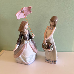 W831 Lladro grouping (Angela and Floral treasures)