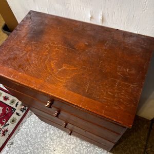 32” Tall Solid Wood Vintage Dresser - V143