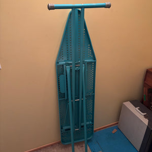 Vintage Ironing Board and Carpet Sweeper - R317