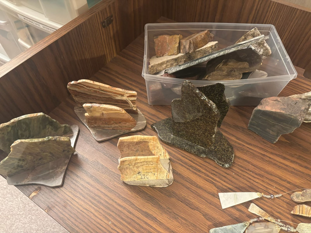 K520B Carved rocks and more grouping