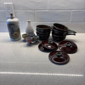 X258 Vintage and more stoneware grouping