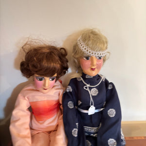 SET OF 2 VINTAGE BOUDOIR DOLLS - P138