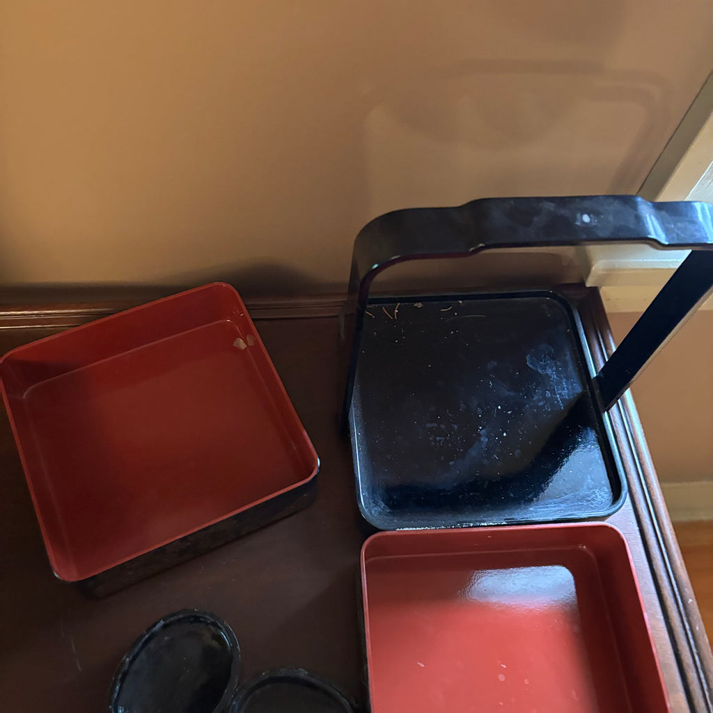 E120 Vintage Asian trinket boxes